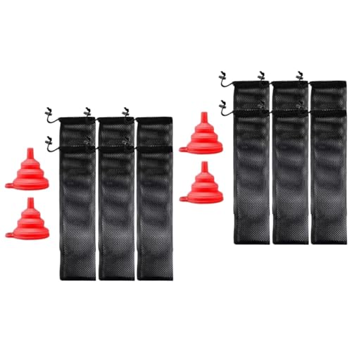 Yardwe 2sets Tragbare Vogel Feeder Tasche Leichte Mesh Tasche Für Vogel Futter Lagerung 6 Stücke * 2 von Yardwe