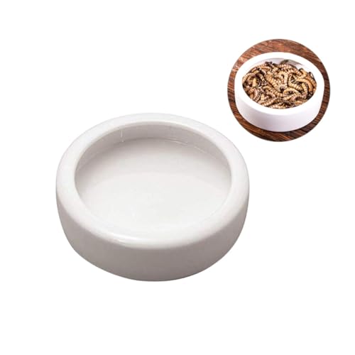 Yardwe 2 Stücke Crawler Lebensmittel Gericht Garnelen Feeder Bowl Keramik Runde Gerichte für Reptilien Yardwe 2 Stücke Crawler Lebensmittel Gericht Garnelen Feeder Bowl Keramik Runde Gerichte für Reptilien von Yardwe