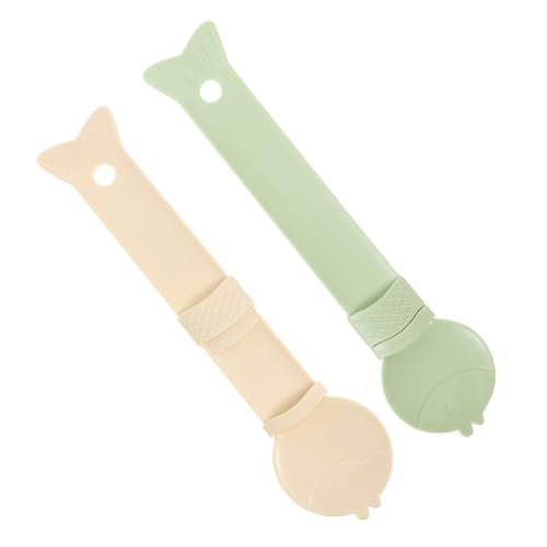 Yardwe Futterlöffel Für Katzenstreifen 2er-Set Quetschlöffel Für Nasse Katzenleckerlis Tierfutter Abs-Material Spülmaschinenfest Für Katzen Und Hunde Yardwe Futterlöffel Für Katzenstreifen 2er-Set Quetschlöffel Für Nasse Katzenleckerlis Tierfutter Abs-Material Spülmaschinenfest Für Katzen Und Hunde von Yardwe