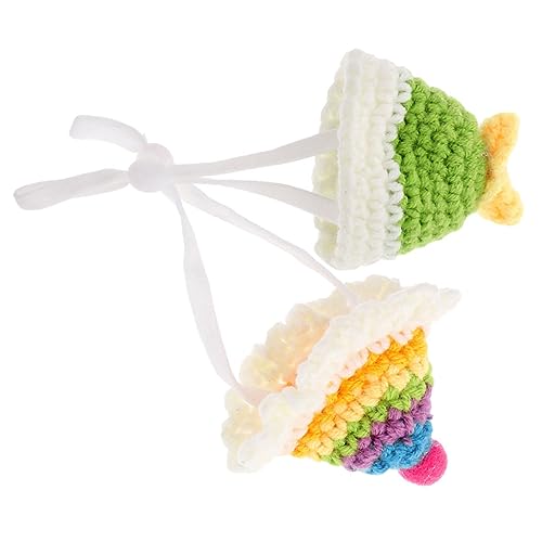 Yardwe 2stücke Hamster-Hut Für Kleine Tiere Niedliche Handgestrickte Mützen Für Meerschweinchen Und Reptilien Für Halloween Und Geburtstagsfeiern Mit Verstellbarem Riemen Yardwe 2stücke Hamster-Hut Für Kleine Tiere Niedliche Handgestrickte Mützen Für Meerschweinchen Und Reptilien Für Halloween Und Geburtstagsfeiern Mit Verstellbarem Riemen von Yardwe
