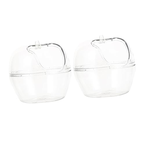 Yardwe 2st Hamsterbad Meerschweinchen Badehaus Hamsterzubehör Für Käfige Klarer Sandkasten Mäuse Ratte Klarer Behälter Hamsterhütte Igel Zubehör Chinchilla-schlafbett Plastik Transparent Yardwe 2st Hamsterbad Meerschweinchen Badehaus Hamsterzubehör Für Käfige Klarer Sandkasten Mäuse Ratte Klarer Behälter Hamsterhütte Igel Zubehör Chinchilla-schlafbett Plastik Transparent von Yardwe