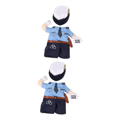 Yardwe 2st Haustier Katze Lustiges Kostü Hundebekleidung Hundepolizisten-Outfit Hund Flippige Kleidung Kostü Für Hund Und Katze Hund Polizist Kostü Party Stoff Shirt Dreidimensional Yardwe 2st Haustier Katze Lustiges Kostü Hundebekleidung Hundepolizisten-Outfit Hund Flippige Kleidung Kostü Für Hund Und Katze Hund Polizist Kostü Party Stoff Shirt Dreidimensional von Yardwe