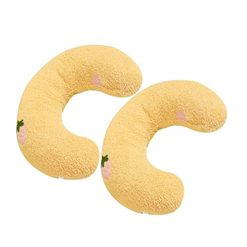 Yardwe 2st Haustier Kissen Katze Bett Matten Katzenspielzeug Katze Schlafkissen Kätzchenschutz Wurf Gelee- Hundebett Kätzchen-nackenkissen Plüsch Haushalt Perlenbaumwolle Yellow Yardwe 2st Haustier Kissen Katze Bett Matten Katzenspielzeug Katze Schlafkissen Kätzchenschutz Wurf Gelee- Hundebett Kätzchen-nackenkissen Plüsch Haushalt Perlenbaumwolle Yellow von Yardwe
