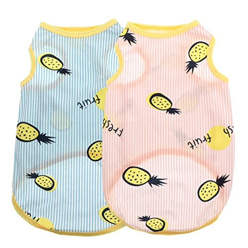 Yardwe 2pcs Katze Weste Welpen Outfit Leichte Haustier Kleidung Bekleidung Hund Weste Yardwe 2pcs Katze Weste Welpen Outfit Leichte Haustier Kleidung Bekleidung Hund Weste von Yardwe