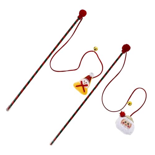Yardwe Katzenspielzeug Interaktives Spielzeug Mit Weihnachtsmotiven Für Hauskatzen Weihnachtsmann- Und Schneemann-Spielzeug Yardwe Katzenspielzeug Interaktives Spielzeug Mit Weihnachtsmotiven Für Hauskatzen Weihnachtsmann- Und Schneemann-Spielzeug von Yardwe