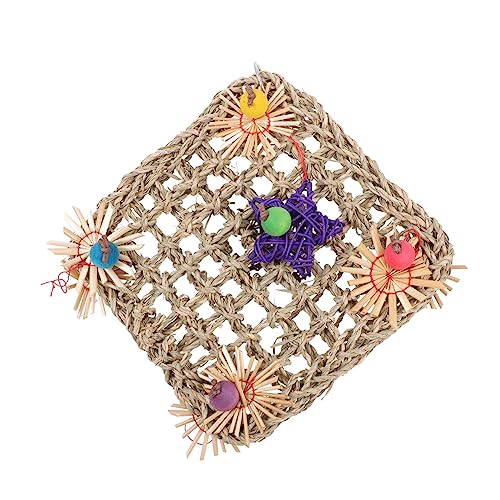 Yardwe 2 Stücke Klettern Net Vogel Spielzeug Vogel Käfig Zubehör Pet Hängen Net Vogel Spielzeug Haken von Yardwe