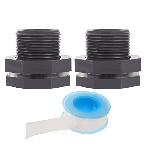 Yardwe Wasseranschlussstück 3/4 Zoll PVC Regenwassertank Auslaufsicheres Dichtungsband Yardwe Wasseranschlussstück 3/4 Zoll PVC Regenwassertank Auslaufsicheres Dichtungsband von Yardwe