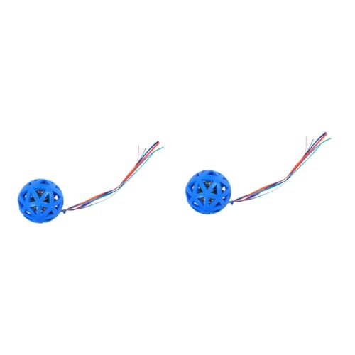 Yardwe 2st Pet-Ball-Spielzeug Glocken Im Kätzchenspielzeug Crinkle-bälle Für Katzen Kätzchen Spielzeug Tiergeräusche Spielzeug Necken Von Katzen Katzenjingle Spielzeugball von Yardwe