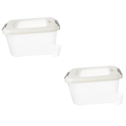 Yardwe 2st Sandbecken Rennmaus Badezimmer Sandbadbehälter Für Hamster Chinchilla-Badezimmer Kleine Katzentoilette Hamster Badehaus Rennmaus-sandbadewanne Hamster-Sand-badewanne Weiß Abs Yardwe 2st Sandbecken Rennmaus Badezimmer Sandbadbehälter Für Hamster Chinchilla-Badezimmer Kleine Katzentoilette Hamster Badehaus Rennmaus-sandbadewanne Hamster-Sand-badewanne Weiß Abs von Yardwe