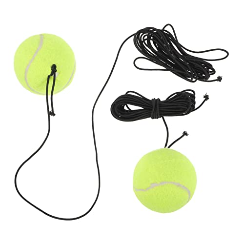 Yardwe 2stücke Tennisbälle Für Hunde Interaktive Trainingsbälle Mit Schnur Für Haustiere Für Spiel Und Training Langlebiges Design Für Stundenlangen Spaß von Yardwe