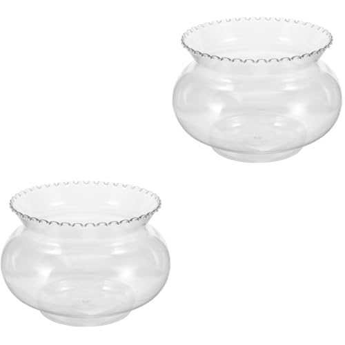 Yardwe 2st Zierfischbecken Deckel Reiniger Empfindliches Aquariumbecken Multifunktionales Goldfischbecken Kanister Fischbecken Pflanzen Panzer Schüssel Netz Tischtank Transparent Plastik Yardwe 2st Zierfischbecken Deckel Reiniger Empfindliches Aquariumbecken Multifunktionales Goldfischbecken Kanister Fischbecken Pflanzen Panzer Schüssel Netz Tischtank Transparent Plastik von Yardwe