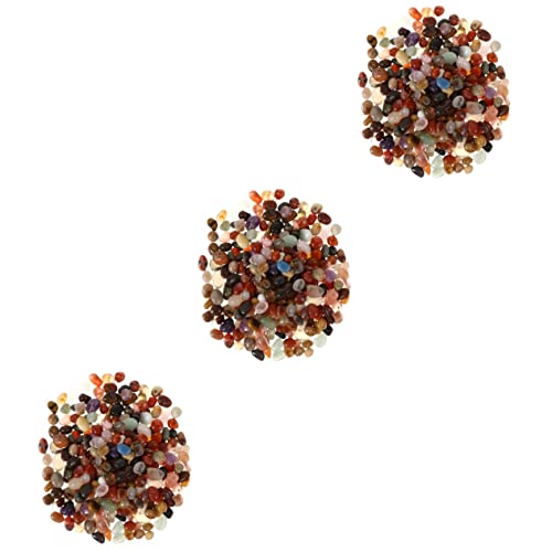 Yardwe 3 Packungen Saftige Pflastersteine ​​Aquarium Dekoration Terrarium Dekoration Dekoration Für Zuhause Kleine Kieselsteine ​​Natürliche Polierte Steine ​​Pflanzgefäß Kiesel von Yardwe