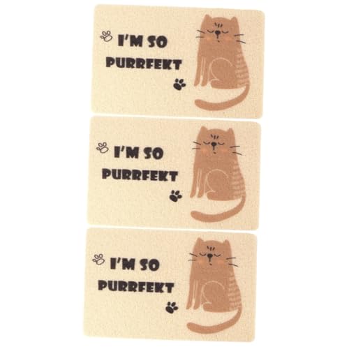 Yardwe 3 Stücke Fütterung Matte Wurf Pad Haustier Kissen Hund Matte Leicht Zu Reinigen Dekorative Design Yardwe 3 Stücke Fütterung Matte Wurf Pad Haustier Kissen Hund Matte Leicht Zu Reinigen Dekorative Design von Yardwe