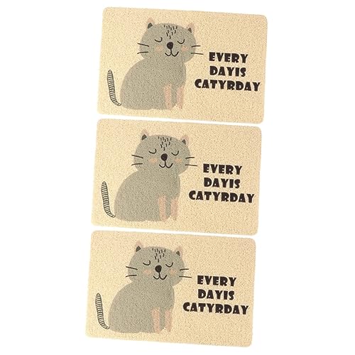 Yardwe 3 Stücke Modische Katze Pad Matte PVC Haustier Kissen Wurf Catcher Für Nicht-Hund Matte Yardwe 3 Stücke Modische Katze Pad Matte PVC Haustier Kissen Wurf Catcher Für Nicht-Hund Matte von Yardwe