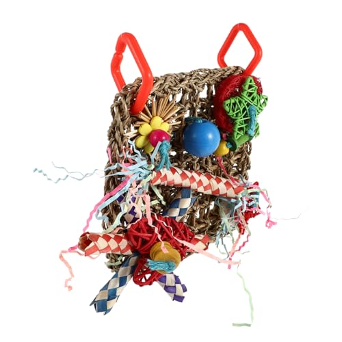 Yardwe 3 STK Spielzeug Kauen Käfig Hängendes Aktenvernichter-Spielzeug Nymphensittich Sicheres Beißspielzeug Papagei Knabberspielzeug Kauspielzeug Stroh Haustier Geflochtener Schlauch Yardwe 3 STK Spielzeug Kauen Käfig Hängendes Aktenvernichter-Spielzeug Nymphensittich Sicheres Beißspielzeug Papagei Knabberspielzeug Kauspielzeug Stroh Haustier Geflochtener Schlauch von Yardwe