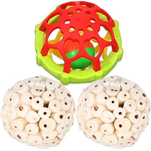 Yardwe 3stücke Vogelspielzeug Teiliges Kauspielzeug Für Kleine Vögel Bunte Gummibälle Zur Beiss Und Krallenpflege Für Papageien Wellensittiche Und Andere Kleintiere Yardwe 3stücke Vogelspielzeug Teiliges Kauspielzeug Für Kleine Vögel Bunte Gummibälle Zur Beiss Und Krallenpflege Für Papageien Wellensittiche Und Andere Kleintiere von Yardwe