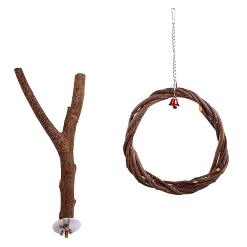 Yardwe 3 Sets Natürliche Papagei Spielzeug Schaukel Vogel Vögel Stehen Rack Sicher Vogel Beißen Spielzeug Für Papageien Yardwe 3 Sets Natürliche Papagei Spielzeug Schaukel Vogel Vögel Stehen Rack Sicher Vogel Beißen Spielzeug Für Papageien von Yardwe