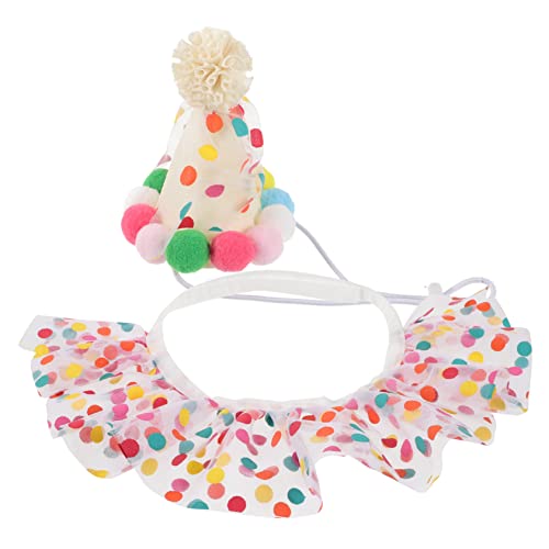 Yardwe 3 Sets Elegante Haustier-Dekoration Mütze Schal Für Haustier-Geburtstagsparty Modische Hundehalsbandmütze Foto-op-Haustier-Accessoire Haustier-Party-zubehör Yardwe 3 Sets Elegante Haustier-Dekoration Mütze Schal Für Haustier-Geburtstagsparty Modische Hundehalsbandmütze Foto-op-Haustier-Accessoire Haustier-Party-zubehör von Yardwe