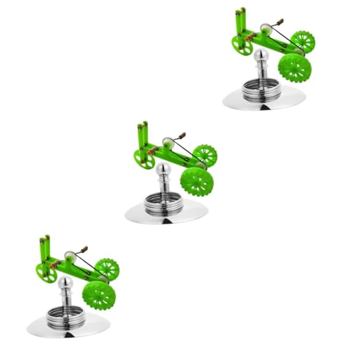 Yardwe 3 Sets Papagei Bauspielzeug Set Vogel Intelligenz Training Spielzeug Pädagogisches Papagei Fahrrad Spielzeug Für Nymphensittich von Yardwe