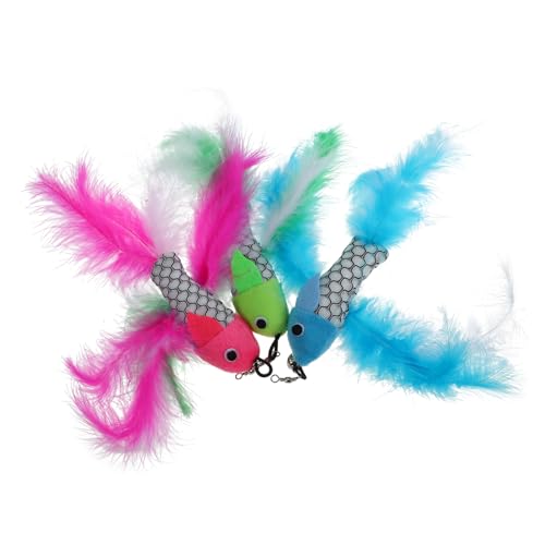 Yardwe 3stücke Katzenangel Ersatzköpfe Plüsch Spielzeug Fischform Interaktives Katzenspielzeug Zur Aktivierung des Jagdinstinkts Bewegung Für Kätzchen Und Katzenliebhaber Yardwe 3stücke Katzenangel Ersatzköpfe Plüsch Spielzeug Fischform Interaktives Katzenspielzeug Zur Aktivierung des Jagdinstinkts Bewegung Für Kätzchen Und Katzenliebhaber von Yardwe
