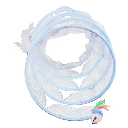 Yardwe 3 Stücke Indoor Tunnel Interaktive Katze Spielzeug Crinkle Tunnel Für Katzen Kätzchen Spielzeug Katze Spielzeug von Yardwe