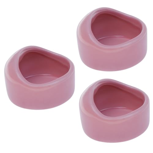 Yardwe 3stücke Hamster Futternapf Keramik Kieferfeste Futter Und Trinkschale Für Kleine Haustiere Für Hamster Rennmäuse Und Andere Nager von Yardwe