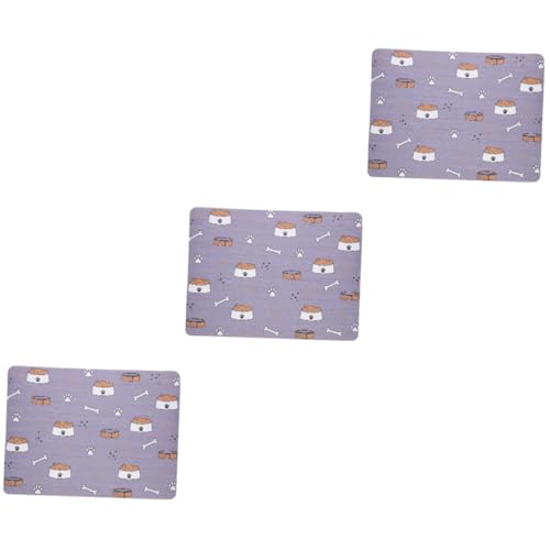 Yardwe 3 Stücke Schnell Saugfähigen Hund Futternapf Matte Haustier Matte Für Trinker Nicht-Katze Fütterung Pad Fleck Beständig Yardwe 3 Stücke Schnell Saugfähigen Hund Futternapf Matte Haustier Matte Für Trinker Nicht-Katze Fütterung Pad Fleck Beständig von Yardwe