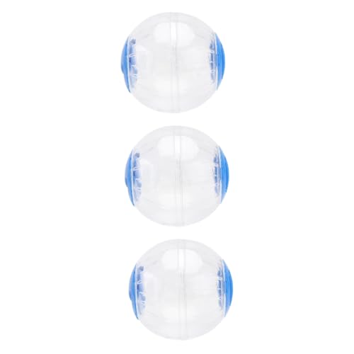 Yardwe 3stücke Hamster Trainingsball Kunststoff Interaktives Spielzeug Für Kleine Haustiere Für Hamster Zwerghamster Und Andere Kleintiere Farbe Blau Leicht Und Tragbar Fördert von Yardwe