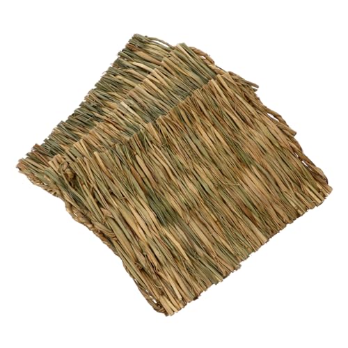 Yardwe Grasbettmatte für Kaninchen 3er-Pack Gewebte Grasmatten Einstreu für Hasen Kleintierunterlage Hamstergrasmatte Yardwe Grasbettmatte für Kaninchen 3er-Pack Gewebte Grasmatten Einstreu für Hasen Kleintierunterlage Hamstergrasmatte von Yardwe