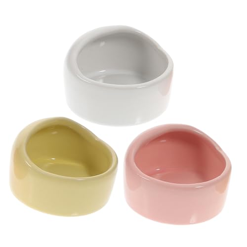 Yardwe 3-teiliges Keramik-napfset Für Meerschweinchen Und Hamster – Futter- Und Wassernapf Yardwe 3-teiliges Keramik-napfset Für Meerschweinchen Und Hamster – Futter- Und Wassernapf von Yardwe