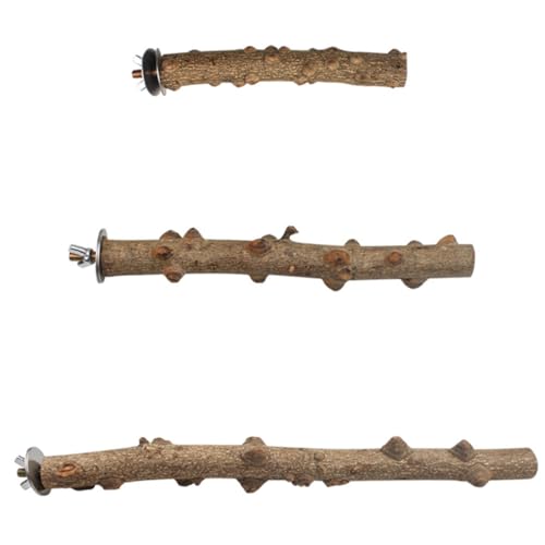 Yardwe 3stücke Teiliges Holz-papageien-sitzstangen Vögel Kletterstangen Zur Natürlichen Krallenpflege Langlebig Und Sicher Für Kleine Haustiere Yardwe 3stücke Teiliges Holz-papageien-sitzstangen Vögel Kletterstangen Zur Natürlichen Krallenpflege Langlebig Und Sicher Für Kleine Haustiere von Yardwe