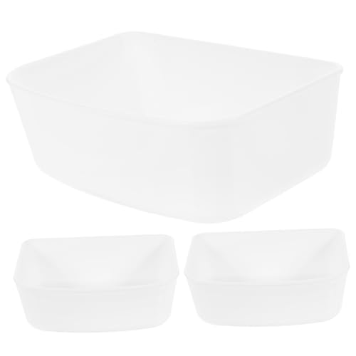Yardwe 3stücke Vogel-futterhalter Aus Kunststoff Hängende Futter Und Wasserschalen Für Papageien Und Vögel Leicht Zu Reinigen Und Im Käfig Für Futter Und Wasser von Yardwe