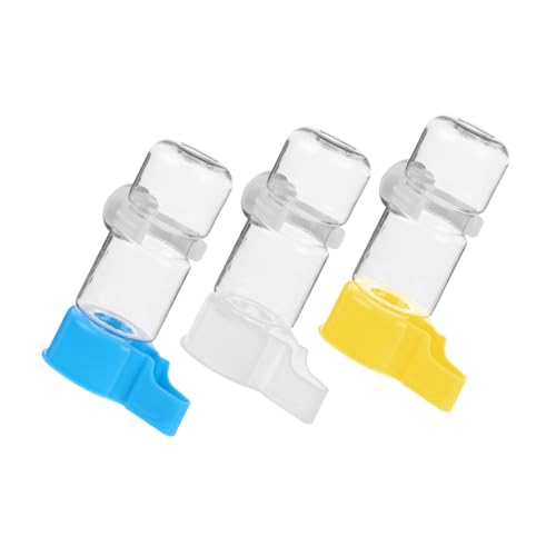 Yardwe 3 Stück Multifunktionaler Futter und Trinkbehälter für Papageien Wellensittiche Wachteln und Geeignet für Vogelkäfige Yardwe 3 Stück Multifunktionaler Futter und Trinkbehälter für Papageien Wellensittiche Wachteln und Geeignet für Vogelkäfige von Yardwe
