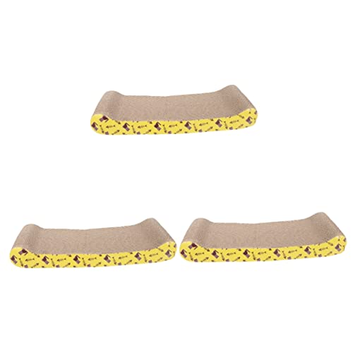 Yardwe 3 Stück Pet Scratch Pad Wellpappe Schutz Tragbar Yardwe 3 Stück Pet Scratch Pad Wellpappe Schutz Tragbar von Yardwe