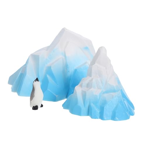 Yardwe 3 Stück Teiliges Aquarium Deko aus Robustem Harz mit Realistischer Pinguin Figur Stilvolle Unterwasser Landschaft Vielseitig für Fisch Schildkrötenbecken Geeignet Pflegeleicht von Yardwe