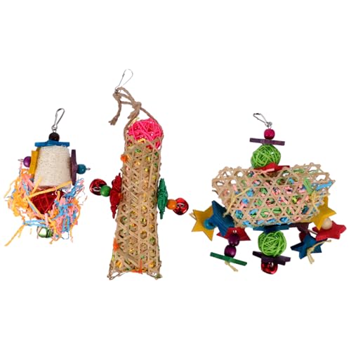 Yardwe 3stücke Papageien Schredder Spielzeug Vogel Kauspielzeug Bunte Futter Spielzeug Für Papagei Käfig Papageien Beschäftigungsspielzeug Papagei Beißspielzeug Yardwe 3stücke Papageien Schredder Spielzeug Vogel Kauspielzeug Bunte Futter Spielzeug Für Papagei Käfig Papageien Beschäftigungsspielzeug Papagei Beißspielzeug von Yardwe