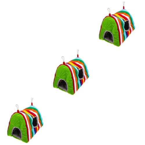 Yardwe 3 Stück Vogelhängematte Winter Warm Vogel Kuschelhütte Plüsch Hängematte Schlafhängematte Papageiennest Papageienbett Papagei Schlafnest Vogelkäfig Zubehör Für Sittiche Stoff Yardwe 3 Stück Vogelhängematte Winter Warm Vogel Kuschelhütte Plüsch Hängematte Schlafhängematte Papageiennest Papageienbett Papagei Schlafnest Vogelkäfig Zubehör Für Sittiche Stoff von Yardwe