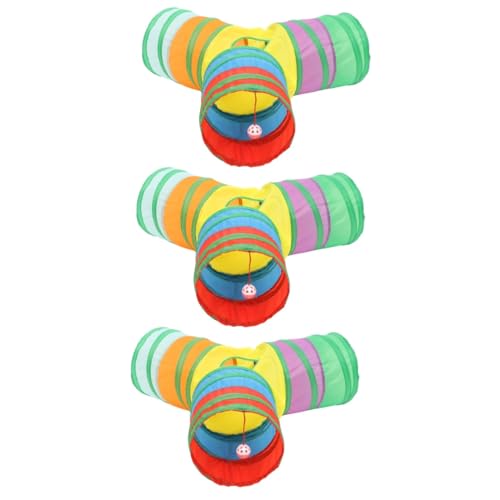 Yardwe 3 Stücke Katze Tunnel Spielzeug Kätzchen Zubehör Polyester Katze Spielzeug Y-förmigen Tunnel Für Katzen Yardwe 3 Stücke Katze Tunnel Spielzeug Kätzchen Zubehör Polyester Katze Spielzeug Y-förmigen Tunnel Für Katzen von Yardwe
