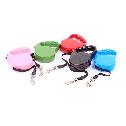 Yardwe Retractable Hundeleine Automatische Zugleine Für Kleine Hunde Und Katzen Ergonomisch Rot Für Bis Einfach Zu Bedienen Mit Verriegelung von Yardwe