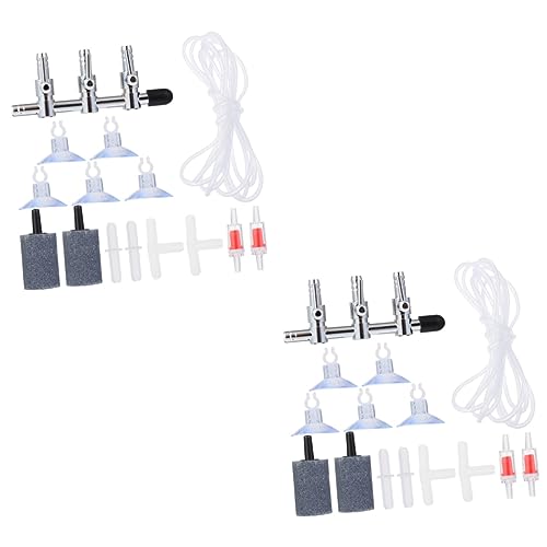 Yardwe 32stücke Aquarium Luftstromregler Zubehör Für Luftpumpe Flexibles Schlauch-Set Gerade Und Splitteranschluss Luftstein Saugnäpfen Und Rückschlagventil Yardwe 32stücke Aquarium Luftstromregler Zubehör Für Luftpumpe Flexibles Schlauch-Set Gerade Und Splitteranschluss Luftstein Saugnäpfen Und Rückschlagventil von Yardwe
