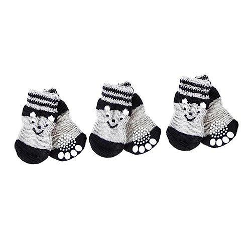 Yardwe 3Paare rutschfeste Hundesocken Für Kleine Pfotenschutzstiefel Aus Atmungsaktivem Material Für Drinnen Und Draußen Mit Niedlichem Bärenmotiv Yardwe 3Paare rutschfeste Hundesocken Für Kleine Pfotenschutzstiefel Aus Atmungsaktivem Material Für Drinnen Und Draußen Mit Niedlichem Bärenmotiv von Yardwe