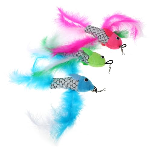 Yardwe 3St Ersatzkopf für Katzenangel Angelrute für Katzen Kätzchen-Teaser-Stick interaktives katzenspielzeug Interactive cat Toy Katzen-Stäbchen-Zubehör Katzen-Teaser Haustier Katze Wels Yardwe 3St Ersatzkopf für Katzenangel Angelrute für Katzen Kätzchen-Teaser-Stick interaktives katzenspielzeug Interactive cat Toy Katzen-Stäbchen-Zubehör Katzen-Teaser Haustier Katze Wels von Yardwe