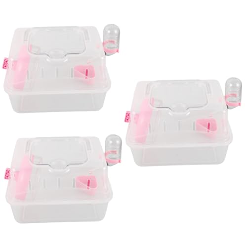 Yardwe 3St Hamsterkäfig Hamster Käfig hamsterzubehör Hamstertasche Hamsterbox Hamsterreisekäfig Guinea-Träger Hamsterbett Meerschweinchen Rattenträger Reisekäfig für Haustiere Plastik Yardwe 3St Hamsterkäfig Hamster Käfig hamsterzubehör Hamstertasche Hamsterbox Hamsterreisekäfig Guinea-Träger Hamsterbett Meerschweinchen Rattenträger Reisekäfig für Haustiere Plastik von Yardwe
