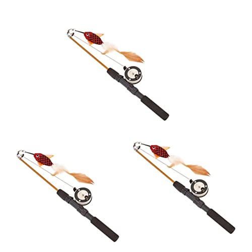 Yardwe 3 Stücke Spielzeug Sticks Interaktive Katze Necken Spielzeug Teaser Für Indoor Katze Angeln Spiele Yardwe 3 Stücke Spielzeug Sticks Interaktive Katze Necken Spielzeug Teaser Für Indoor Katze Angeln Spiele von Yardwe
