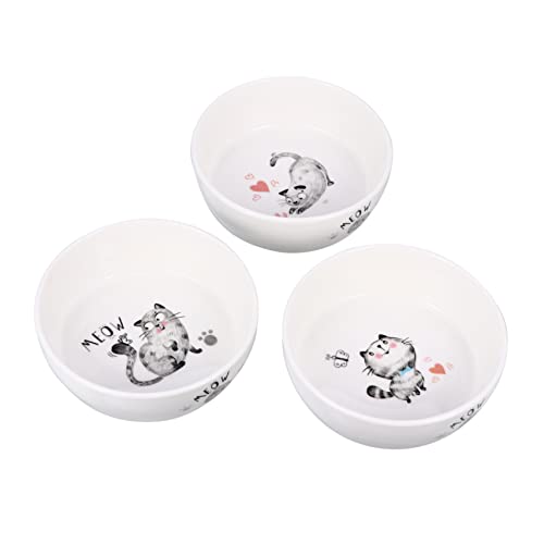 Yardwe 3 Stücke Elegante Non-Skid Kätzchen Wasser Schüssel Keramik Tiernahrung Schüssel Stabile Basis Katze Feeder Für Katzen Kätzchen Yardwe 3 Stücke Elegante Non-Skid Kätzchen Wasser Schüssel Keramik Tiernahrung Schüssel Stabile Basis Katze Feeder Für Katzen Kätzchen von Yardwe