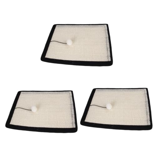 Yardwe 3stücke Cat Scratch Pad Für Katzen Sisalmatte Als Möbel Und Sofa-Kratzer Schutz Krallenpflege Langlebiges Und Umweltfreundliches Katzenzubehör von Yardwe