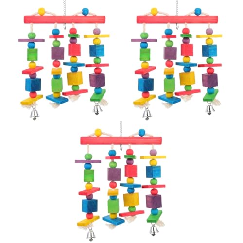 Yardwe 3St Papagei Vogel Spielzeug Papageienspielzeug für große Vögel Spielzeug zum Schleifen von vögeln Vogelspielzeug vogelkäfig zubehör Spielset aus Holz Spielzeuge Sittichspielzeug Yardwe 3St Papagei Vogel Spielzeug Papageienspielzeug für große Vögel Spielzeug zum Schleifen von vögeln Vogelspielzeug vogelkäfig zubehör Spielset aus Holz Spielzeuge Sittichspielzeug von Yardwe