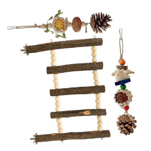 Yardwe 3St Papageien-Spielset Kette Rennmaus großer Hamsterkäfig Vogelsitzstangen für Käfige Vogelkäfige Pole lustiges Papageienspielzeug Kauspielzeug für Papageienkäfige hölzern Yardwe 3St Papageien-Spielset Kette Rennmaus großer Hamsterkäfig Vogelsitzstangen für Käfige Vogelkäfige Pole lustiges Papageienspielzeug Kauspielzeug für Papageienkäfige hölzern von Yardwe