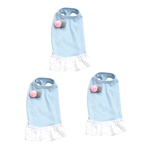 Yardwe 3St Rockkostü für Hund summerdress sommeroutfit Sommerkleid Hunde Accessories Haustierartikel blaues Kostü Kleider Kleidung Hundekleid Pet-Spitzenrock der Rücken Spitzenkleid Yardwe 3St Rockkostü für Hund summerdress sommeroutfit Sommerkleid Hunde Accessories Haustierartikel blaues Kostü Kleider Kleidung Hundekleid Pet-Spitzenrock der Rücken Spitzenkleid von Yardwe