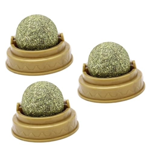 Yardwe Kauspielzeug Katze 3st Verdauungsförderer Für Katzen Katze Katzenminze Kätzchen Spielzeug Haustier Katze Leckt Ball Katzenbissball Ernährung Katzenspielzeug Minzkugeln Snack Yardwe Kauspielzeug Katze 3st Verdauungsförderer Für Katzen Katze Katzenminze Kätzchen Spielzeug Haustier Katze Leckt Ball Katzenbissball Ernährung Katzenspielzeug Minzkugeln Snack von Yardwe